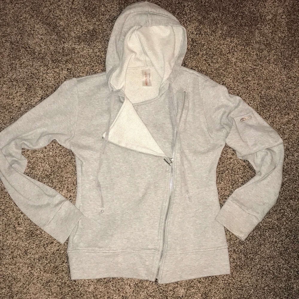 Women’s medium Monroe cross body zip gray jacket